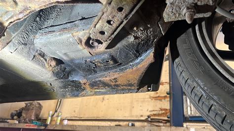 Repair Immediately Major Defects Offside Rear Suspension Component