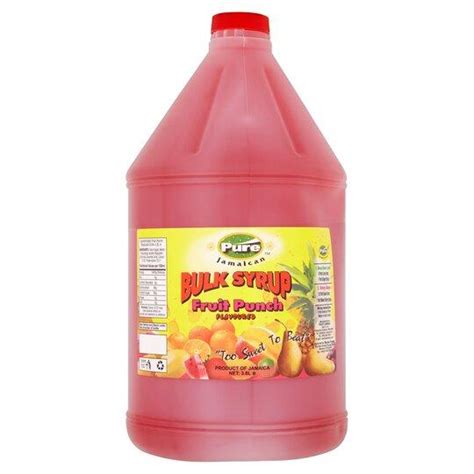 Pure Fruit Punch Syrup 38l Box Of 4 My Africa Caribbean