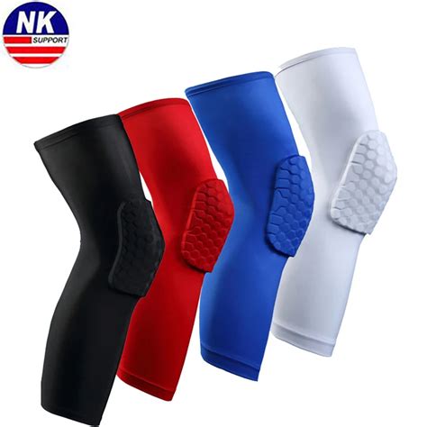 Nk Support 1pc Honeycomb Knee Brace Kneepad Elbow Support Basketball Leg Sleeve Protector