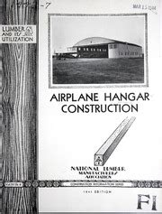 Airplane Hangar Construction : National Lumber Manufacturers ...