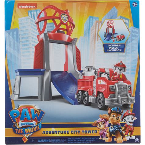 Paw Patrol The Movie: Adventure City Tower Playset New