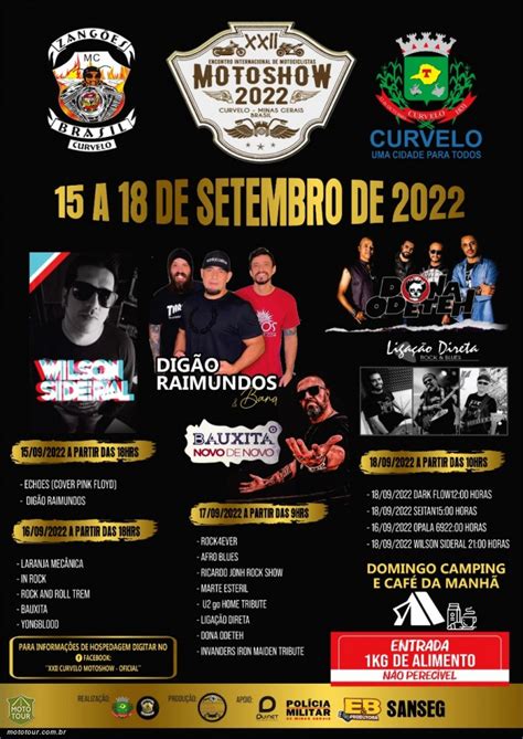 Curvelo Motoshow 22º Encontro Nacional de Motociclistas Mototour