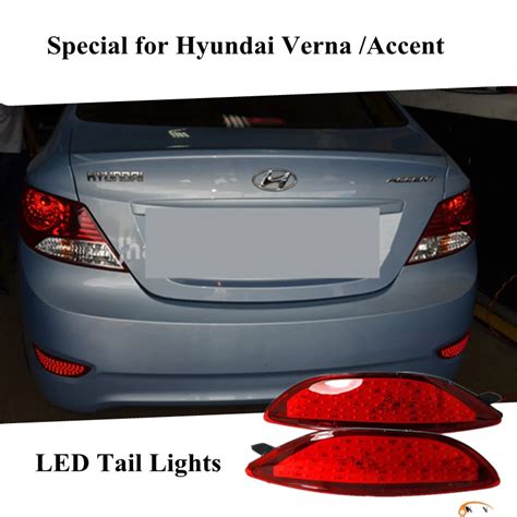 OKEEN For Hyundai Accent 2011 2015 Hyundai Verna Car Styling Led