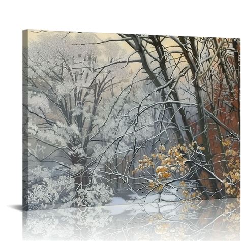 Jeuxus Textured Tree Landscape Wall Art Large For Living Room Abstract