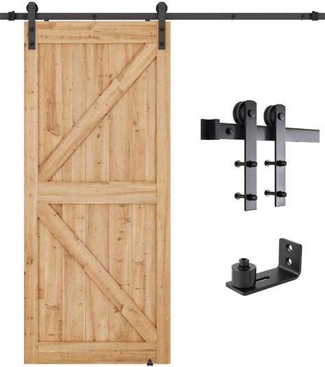 Amazon Ft Heavy Duty Sturdy Sliding Barn Door Hardware Kit