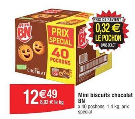 Promo Mini Biscuits Chocolat Bn Chez Cora ICatalogue Fr