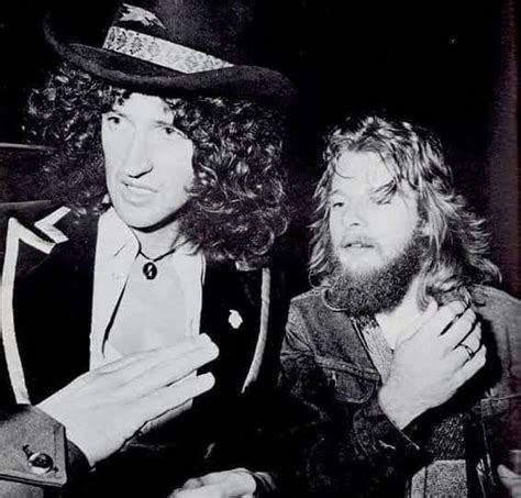 Brian May With Bassist Leon Wilkeson Of Lynyrd Skynyrd In Lynyrd