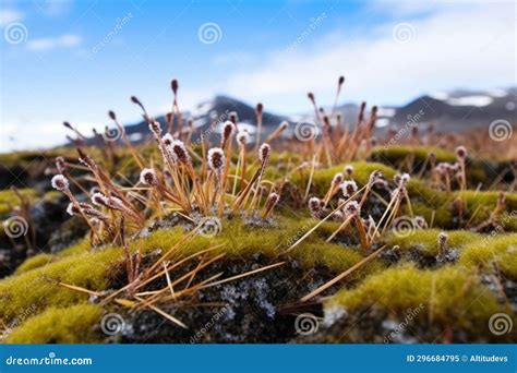 Arctic Vegetation Close-up in Tundra Biome Stock Image - Image of flora ...