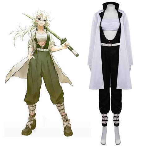 Demon Slayer Shinazugawa Sanemi Cosplay Costume Outfits Halloween Carn ...