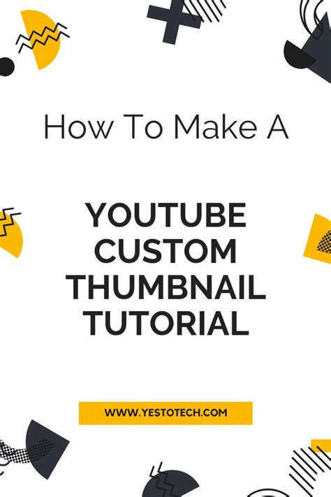 How To Make A YouTube Custom Thumbnail Tutorial: Enable Custom ...