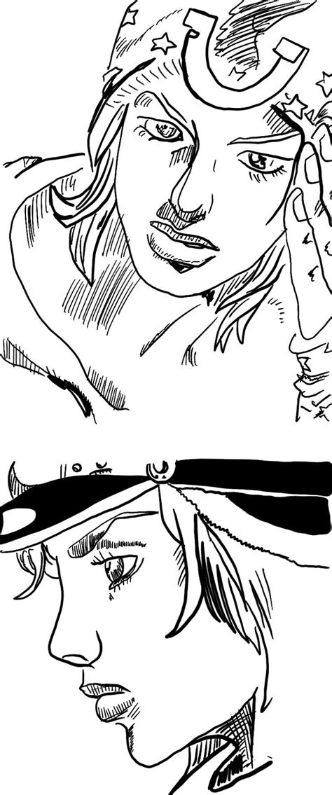 Johnny And Hot Pants Doodle Fanart R StardustCrusaders