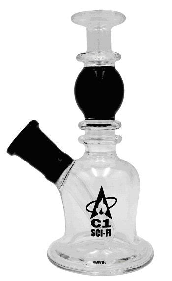 C1 Sci Fi Micron Glass Bong Dab Rig For Flowers Or Oils And Concentrate