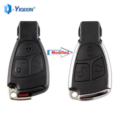 YIQIXIN Funda De Llave Remota De Coche Modificada 3 Botones Para