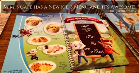 Mimi's Cafe has a New Kid's Menu and it's Awesome! ⋆ The Quiet Grove