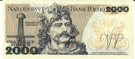 Polen 2000 Zloty 1982 Banknote Geldscheine Unc MA Shops