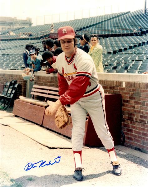 Autographed Pete Richert X St Louis Cardinals Photo Main Line