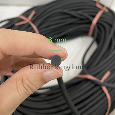 Jual ORING CORD 6mm METERAN O RING KARET O SEAL METERAN 6 Mm RUBBER