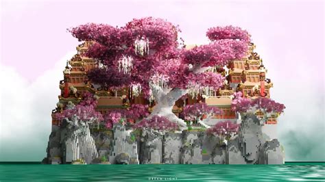 Island Japanese Village Minecraft Map