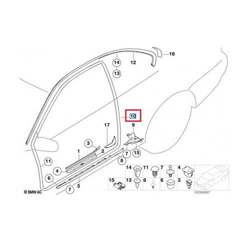 Joint De Porteentrée Avant Pour Votre Bmw E46 Accessoires Bmw Coté