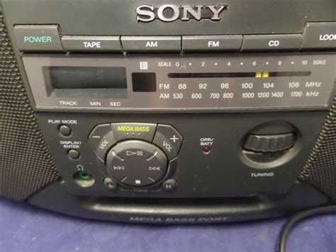 Sony Cfd V25 Boombox Cd Cassette Radio Q6 Ebay