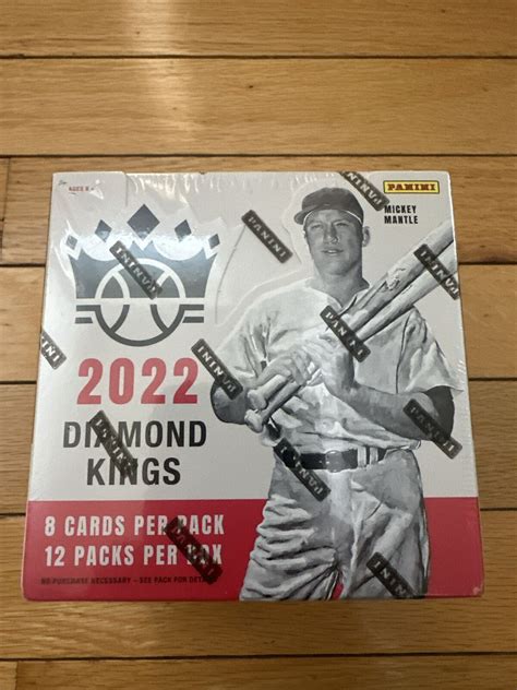 Panini 2022 Diamond Kings Baseball Hobby Box 12 Packs 613297997757 Ebay