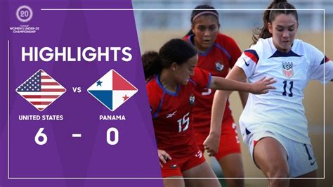 United States 6 0 Panama 2023 Concacaf Women S Under 20 Championship