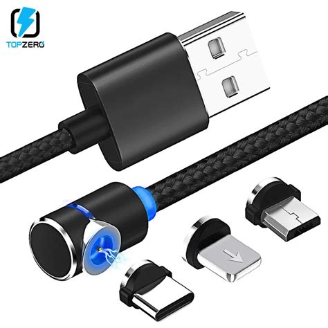 Cable Magn Tico Micro De M Adaptador Usb Tipo C Con Forma De