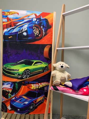 Hot Wheels Toalha Banho Infantil Personagens X Cm Parcelamento Sem Juros