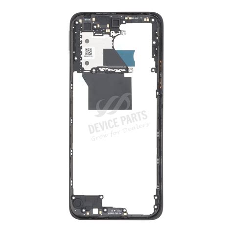 Middle Frame For Xiaomi Redmi 12 Midnight Black Ori