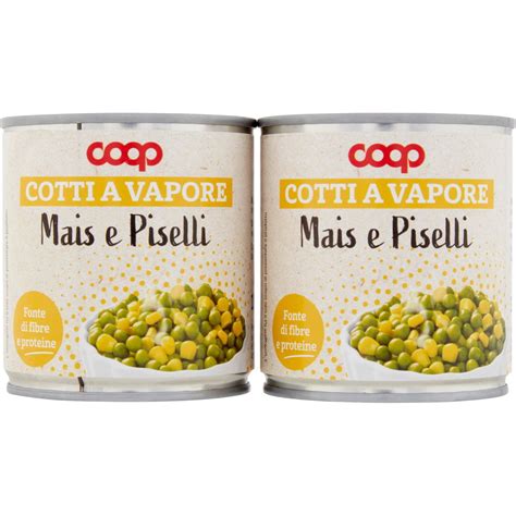 Mais E Piselli Cotti A Vapore COOP 2 X 170 G Coop Shop