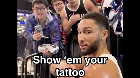 Ben Simmons Fan Goes Viral For Chest Tattoo Of Nets Star