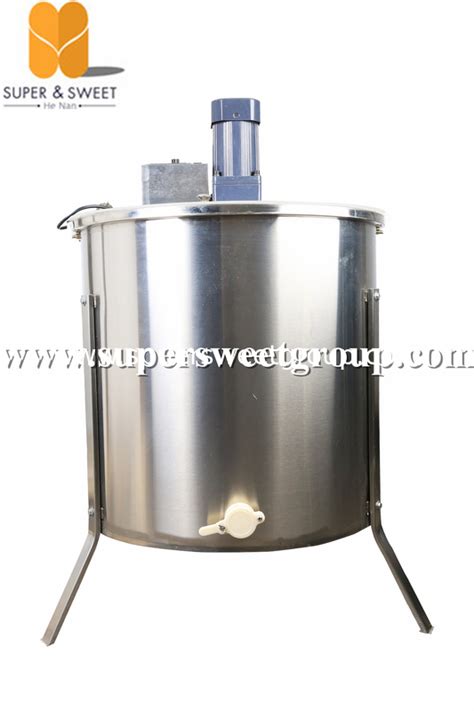 120v 240v Electric 6 Frames Honey Extractor With Legs And Gate For Beekeeper