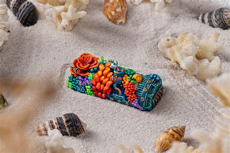 The Immense Ocean Series Coral Odyssey Artisan Keycaps Jelly Key