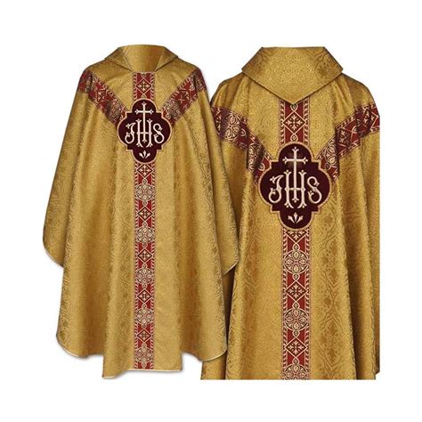 Buy Vestments Gold Semi Gothic Style Chasuble With A Matching Stole