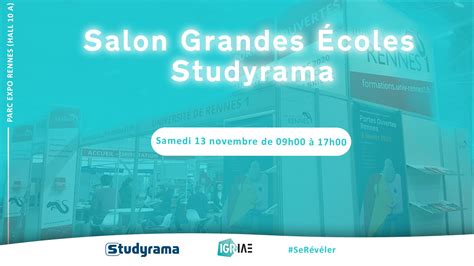 Salon Grandes Coles Studyrama Igr Iae Rennes