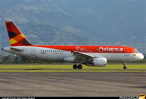 N Av Avianca Airbus A Aviacioncr Net