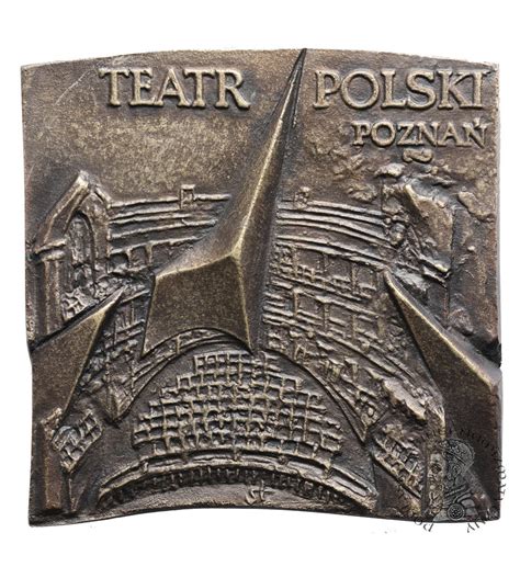 Polska Prl Pozna Medal Autorski Lecie Teatru