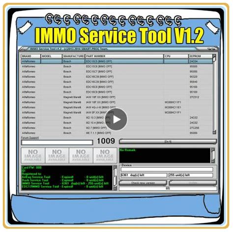 Edc Immo Service Tool V Pin Code And Immo Off Works Without