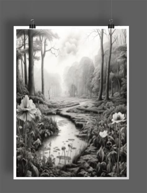 Nature Landscape Pencil Drawing | Can You Learn How To Draw