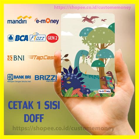 Jual KARTU EMONEY ANIME KARTUN DINOSAURUS DINO POTRAIT ETOLL E MONEY