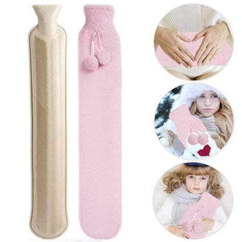 Buy Hot Water Bottle With Cover L Super Soft Plush For Neck And