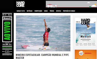 Blog do Dragão HISTÓRIAS DO SURF ADRIANO MINEIRINHO CAMPEÃO DO MUNDO