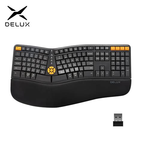 Delux Teclado Gm Db Con Bluetooth G Teclado Ergon Mico Inal Mbrico