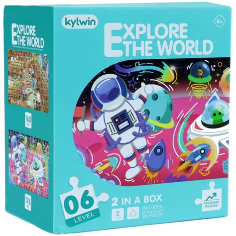 Space Jigsaw Puzzle for Children Age 7 Plus | 2 Puzzles in a box with ...