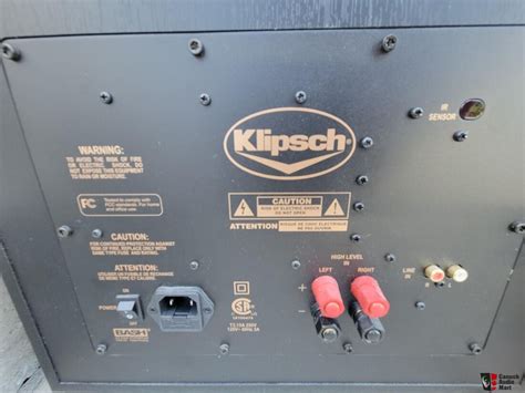 Klipsch Rw D Reference Series Subwoofer Photo Canuck Audio