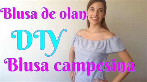 Como Hacer Una Blusa De Olan O Campesina DIY YouTube