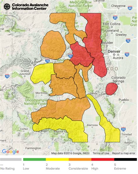 Avalanche Warning For Colorado Today High Avalanche Danger Snowbrains