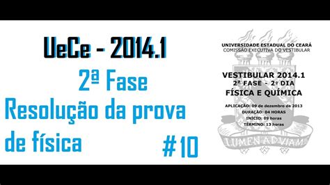 FÍSICAUECE2014 12ªFASE Questão 10 Uma esfera de massa m é lançada do