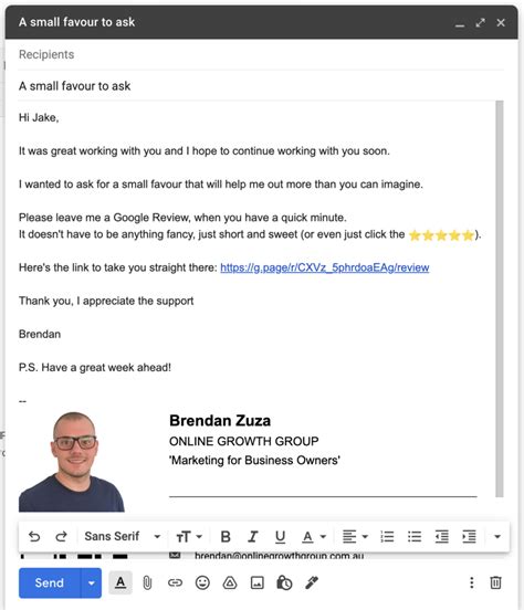 Asking For Google Review Template At Netcohenblog Blog