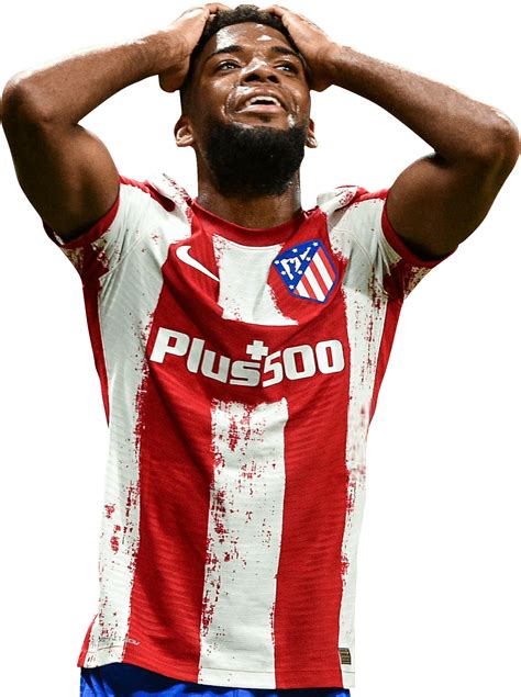 Thomas Lemar Atlético Madrid football render FootyRenders